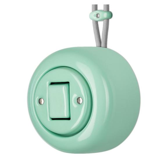 tyrkysova keramicka vypinac svetlovypinac zelena tyrkysovo zelena retro dizajn mladistvy komponent porcelan katy paty madarsko.jpg